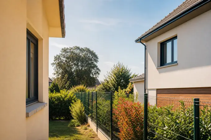 À quelle distance de la limite de propriété peut-on installer une fenêtre chez le voisin ?
