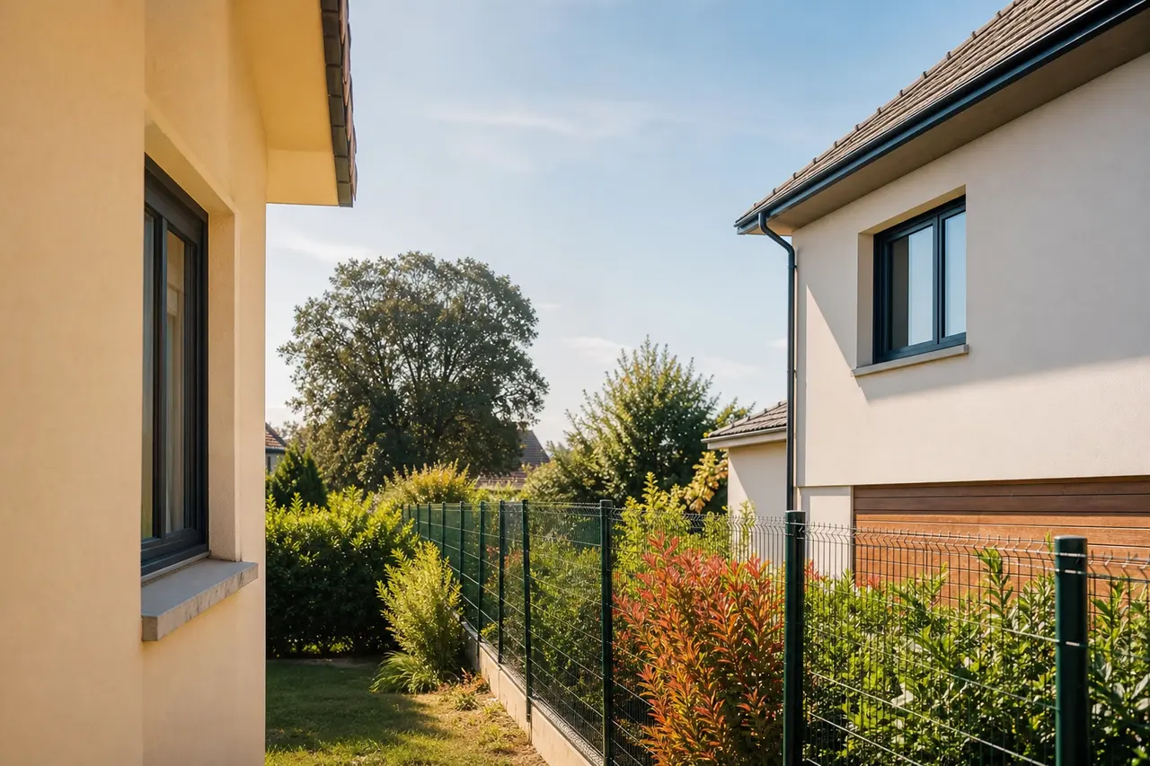 À quelle distance de la limite de propriété peut-on installer une fenêtre chez le voisin ?