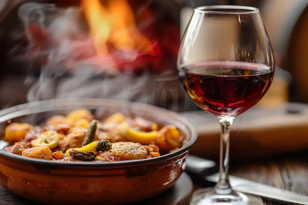 Accords parfaits : le vin rouge idéal pour accompagner un délicieux tajine de poulet au citron confit