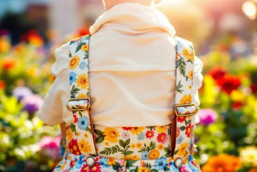 Bretelles en tissu liberty : Bretelles en tissu liberty : motif floral pour un style plein de fraîcheur