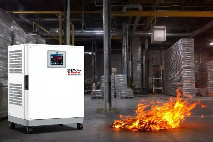 Chauffage industriel avec programmateur : Chauffage industriel programmable pour optimisation des plages de fonctionnement