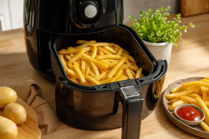 Combien de temps et à quelle température cuire des frites surgelées à l'airfryer ?