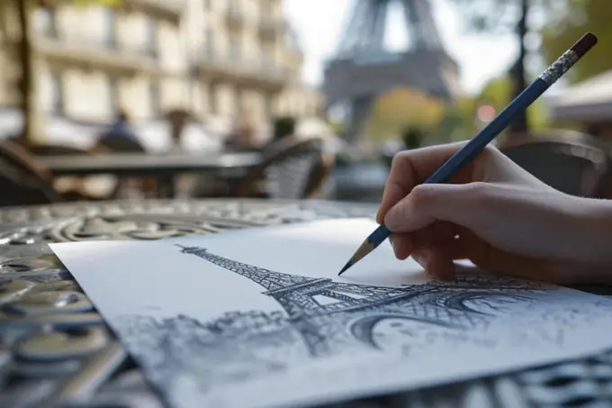 Comment dessiner la tour eiffel