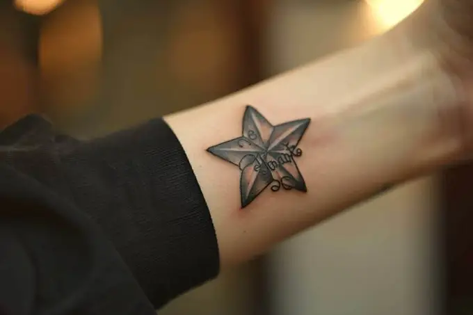Comment intégrer un prénom dans un tatouage d’étoile ?