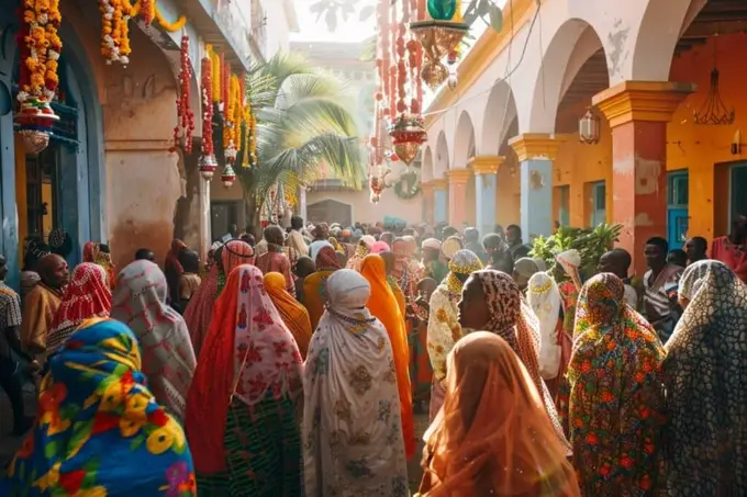 Comment les habitants célèbrent-ils les fêtes religieuses à Zanzibar?