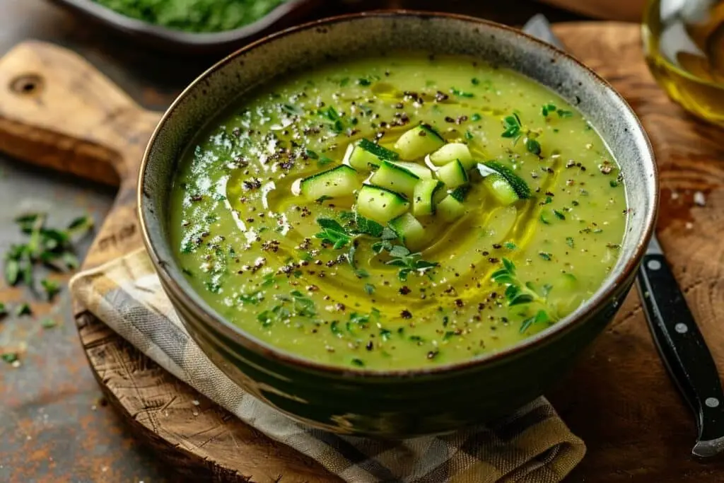 Comment préparer une délicieuse soupe de courgettes maison