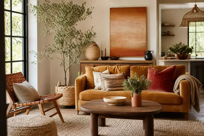 Location maison : couleurs et textures