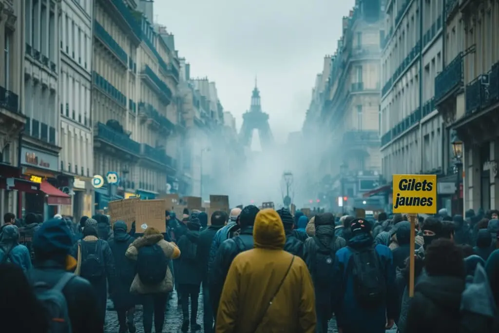 Mobilisation nationale: les gilets jaunes manifestent pour faire entendre leur voix