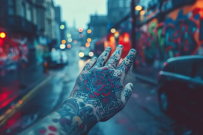 Pourquoi les tatouages sur les mains sont-ils considérés comme des chef-d’œuvre pour les hommes ?