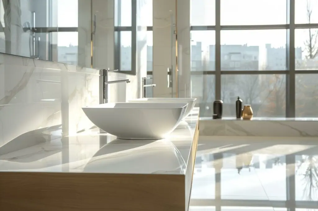 Quel plan de travail choisir pour une salle de bain moderne ?