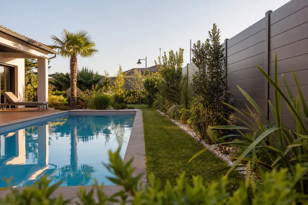 Quelle distance respecter entre une piscine et la clôture du voisin ?