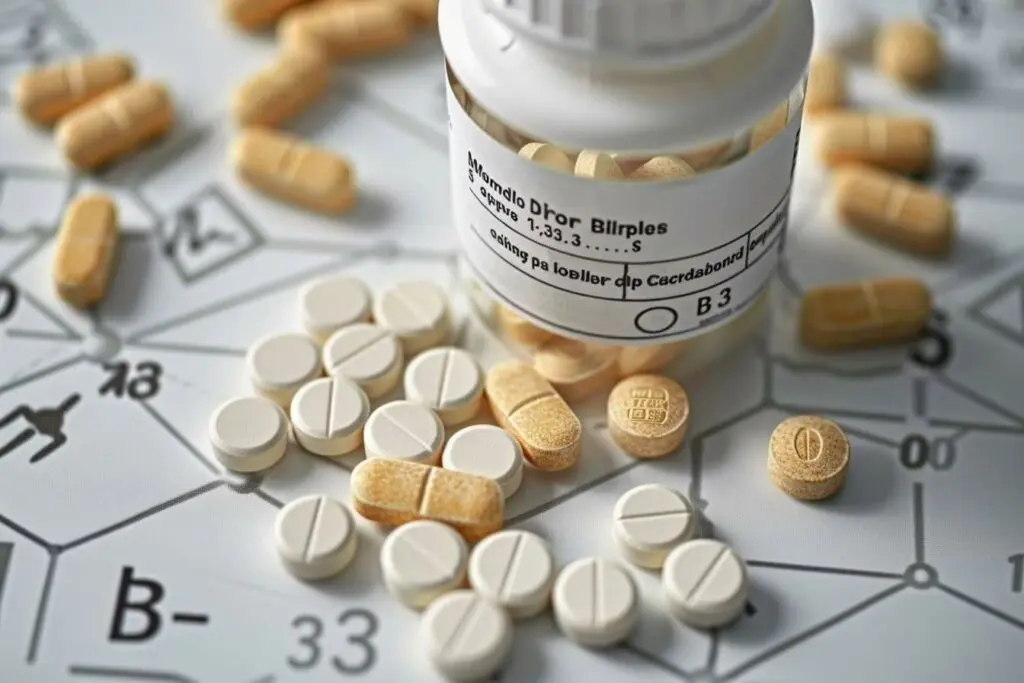 Quelles sont les interactions médicamenteuses connues avec la vitamine B3 ?