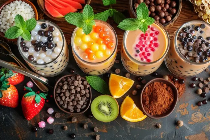 Quelles variantes de saveurs sont populaires pour le Bubble Tea fait maison ?