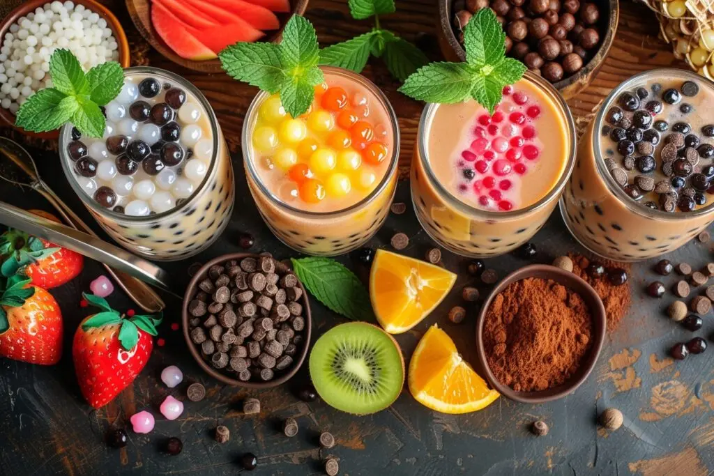 Quelles variantes de saveurs sont populaires pour le Bubble Tea fait maison ?