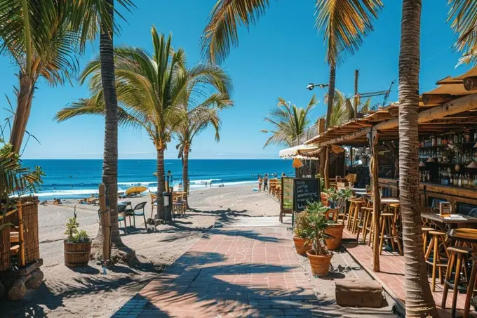Quels sont les meilleurs bars ou restaurants près des plages de surf à Tenerife?