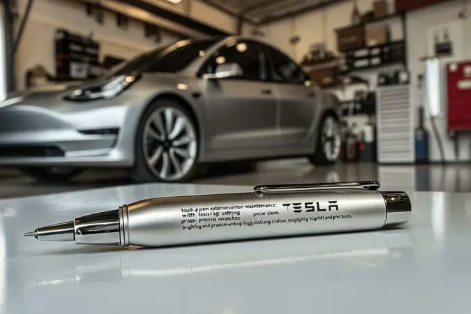 Stylo retouche Tesla entretien extérieur : entretenez l’extérieur de votre Tesla avec un stylo retouche