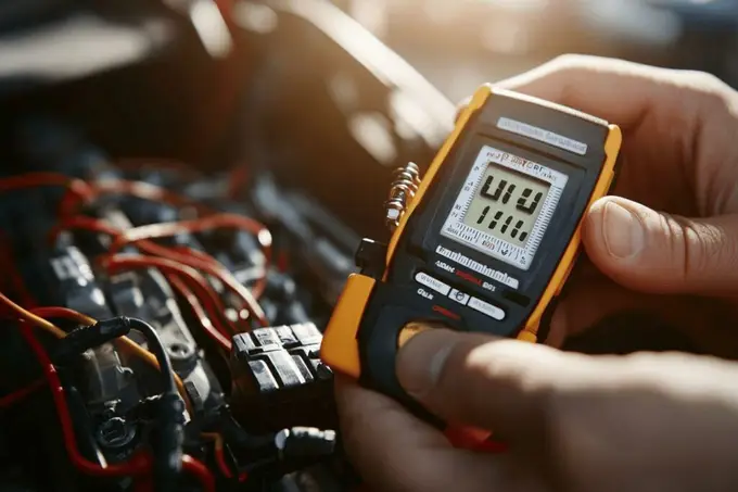Test de batterie de voiture avec multimètre : mode d’emploi