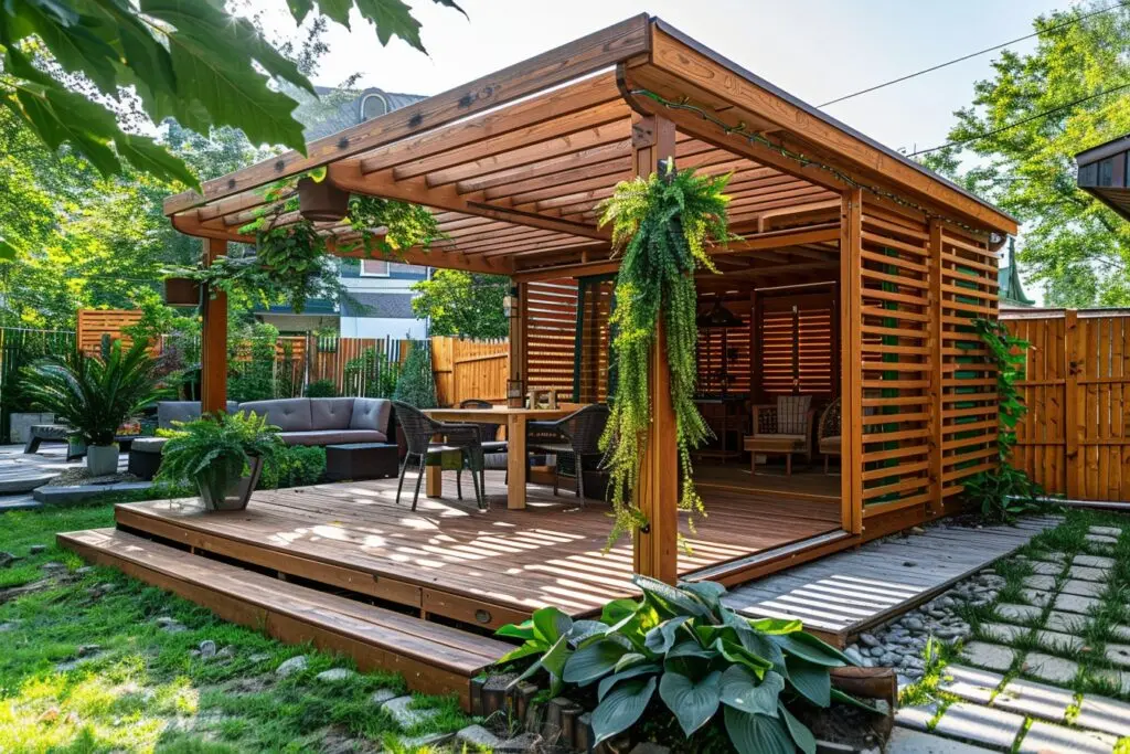 Vous cherchez un abri de jardin avec terrasse chez Castorama ?